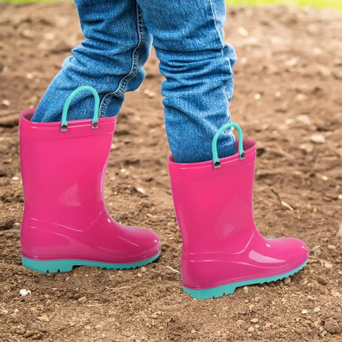 Rain Boots for Children Fashion Cute Rubber Boots Boys and Girls Waterproof Rain Boots Lovely Cartoon Kids Rain Boots