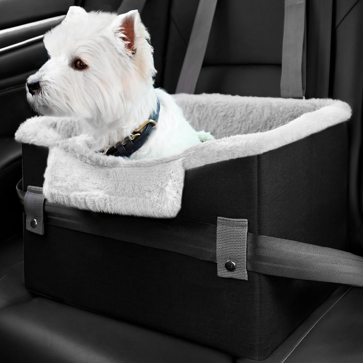 Portable Small Dog Car Seat Dog Booster Seat for Car with Clip-On Safety Leash Perfect for Small Pets Pet Products