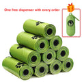 Biodegradable Dog Poop Bags Dog Large Cat Waste Bag Holder Doggie Outdoor Home Clean Bag Dispenser Pet Supplies 15 Bags / Roll