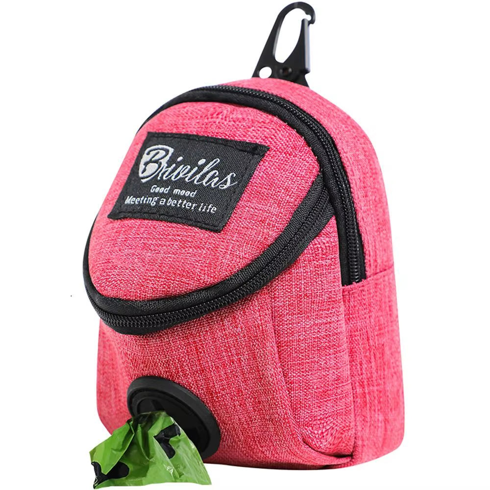 Portable Dog Training Treat Bag Outdoor Pet Dog Treat Pouch Puppy Snack Reward Waist Dog Bags Holder Poop Bag Dog Carriers Bags