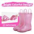 Rain Boots for Children Fashion Cute Rubber Boots Boys and Girls Waterproof Rain Boots Lovely Cartoon Kids Rain Boots