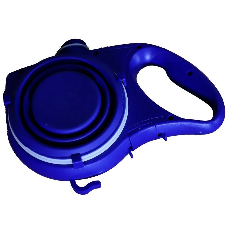 Multifunction Small Pet Dog Leash Rope for Big Dog Collar with Built-In Water Bottle Bowl Waste Bag Dispenser Dog Accessories