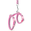 Reflective Nylon Cat Pet Collar Harness Leash Adjustable Bright Kitten Puppy Halter Collar Dog Pet Harness Belt