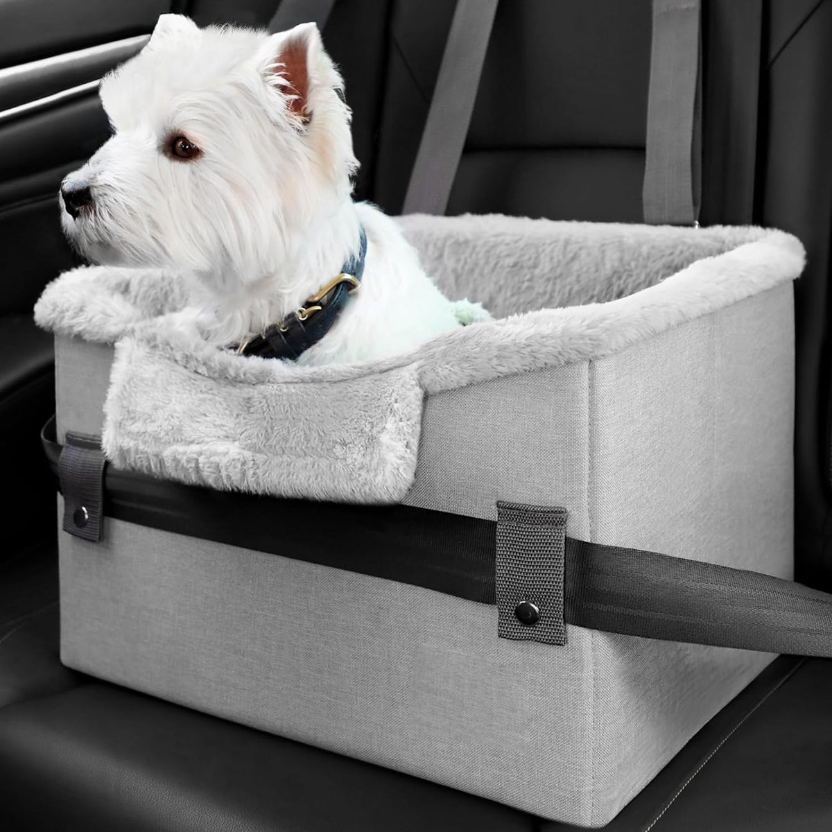 Portable Small Dog Car Seat Dog Booster Seat for Car with Clip-On Safety Leash Perfect for Small Pets Pet Products